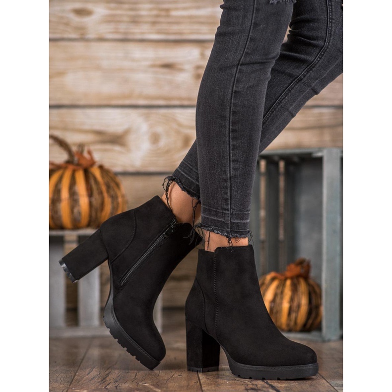 Super Mode Cizme la modă pe post negru 1