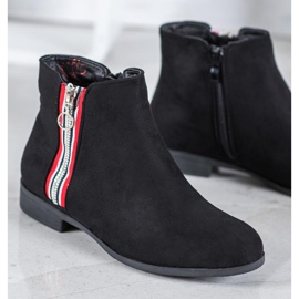 SHELOVET Ghete calde cu fermoar negru 1