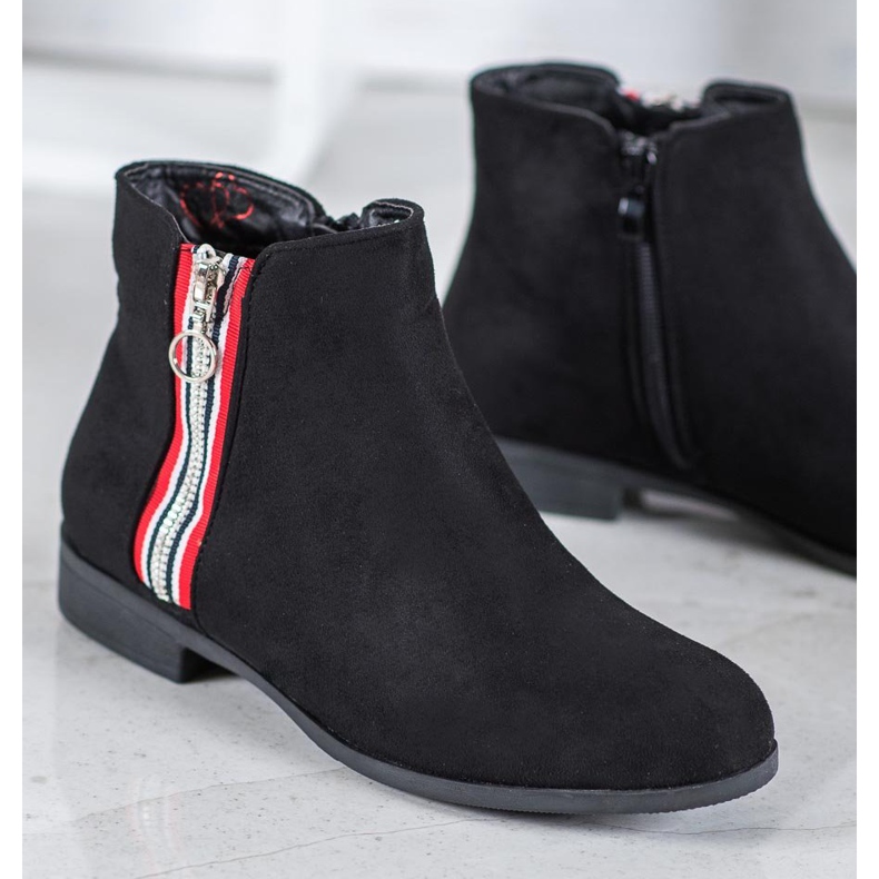 SHELOVET Ghete calde cu fermoar negru 1