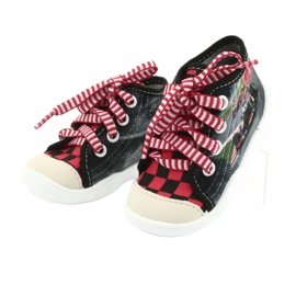 Încălțăminte pentru copii Befado 218P050 negru roșu gri 3