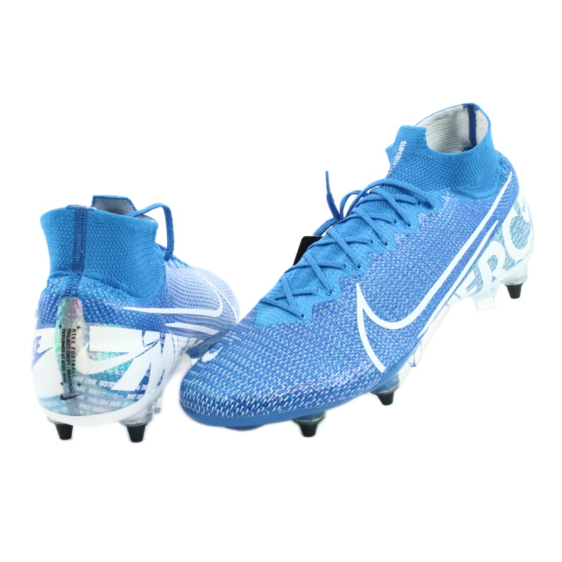 Pantofi de fotbal Nike Mercurial Superfly 7 Elite SG-Pro Ac M AT7894-414 albastru 4