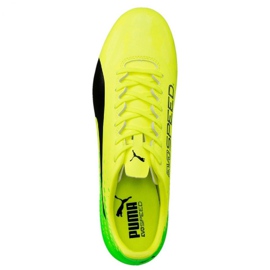 Ghete de fotbal Puma Evo Speed ​​17.4 Fg M 104017 01 multicolor galben 1