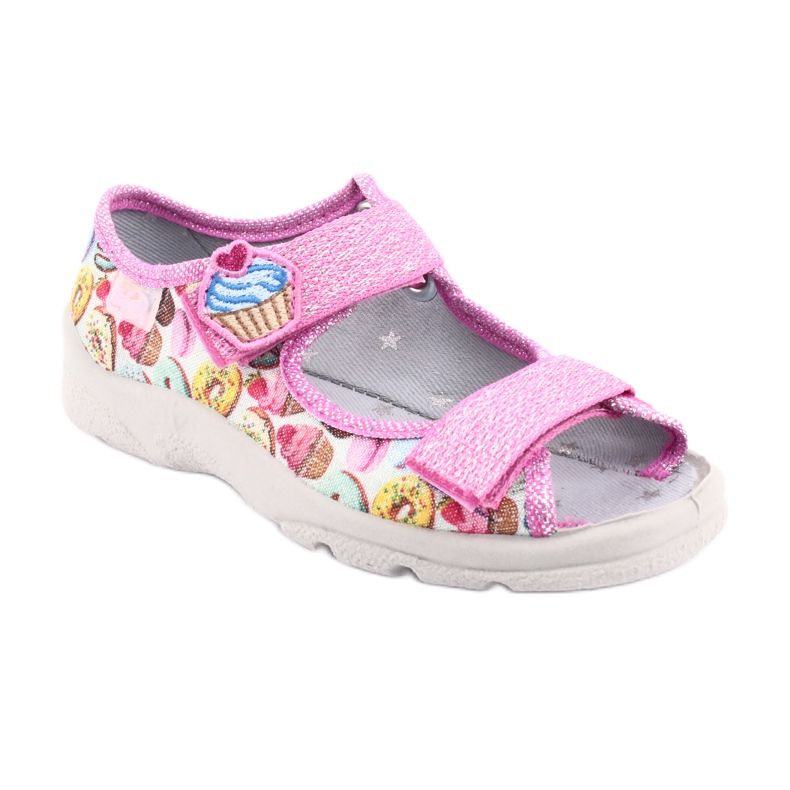 Pantofi pentru copii Befado 969X142 roz multicolor 2