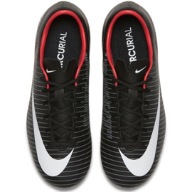 Pantofi de fotbal Nike Mercurial Vapor Xi Fg Jr 831945-002 negru negru 1