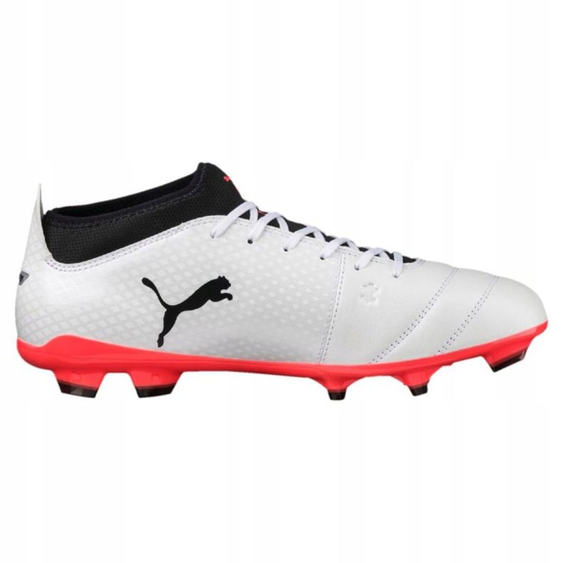 Ghete de fotbal Puma One 17.3 Fg M 104074 01 negru alb 2