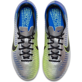 Ghete de fotbal Nike Mercurial Victory 6 Neymar Fg Jr 921488-407 gri argint 1
