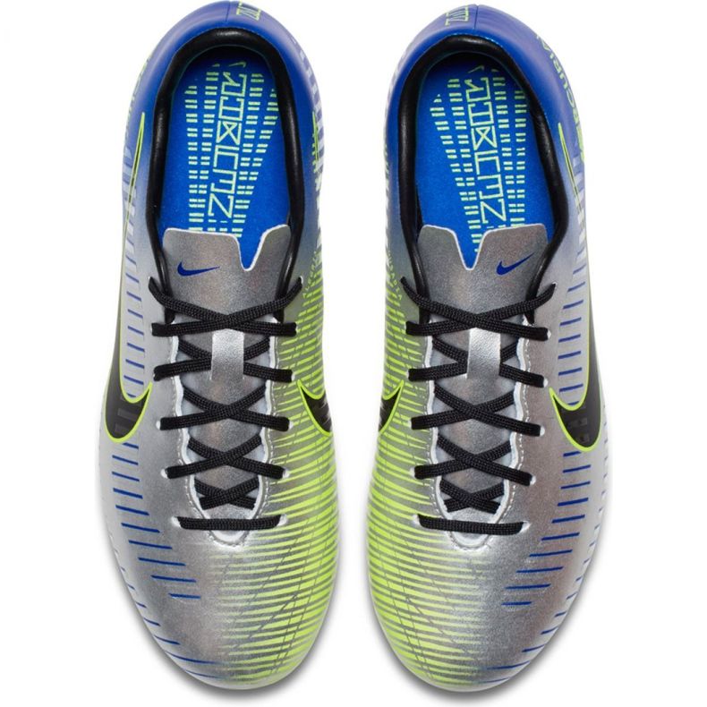 Ghete de fotbal Nike Mercurial Victory 6 Neymar Fg Jr 921488-407 gri argint 1