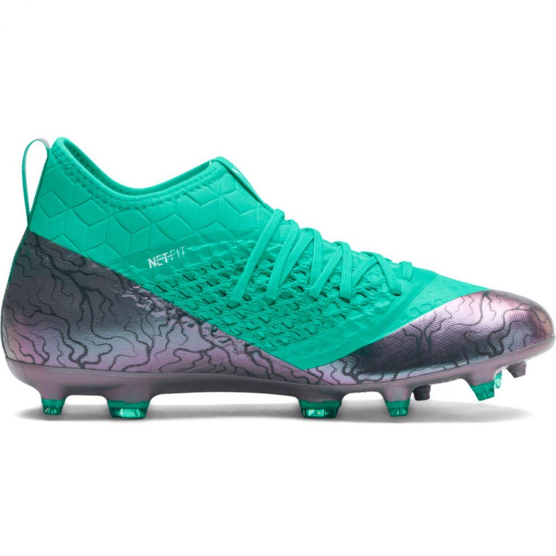 Ghete de fotbal Puma Future 2.3 Netfit Fg Ag Color Shift M 104832 01 verde verde 2
