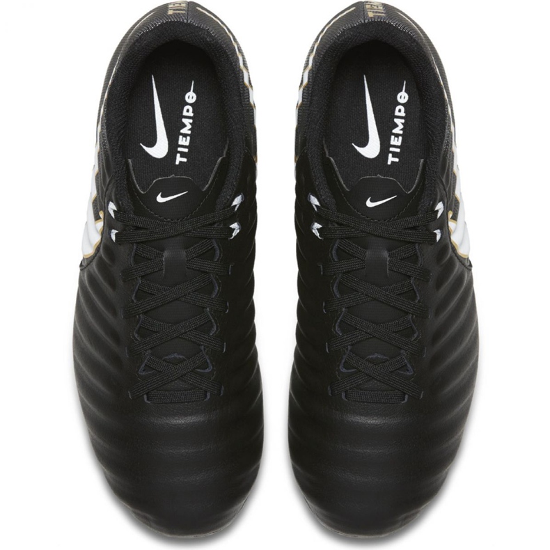 Pantofi de fotbal Nike Tiempo Iv Fg Jr 897725-002 negru negru 1
