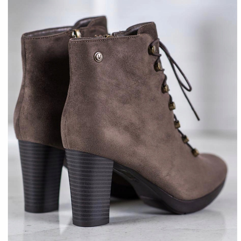 Goodin Cizme calde din piele intoarsa bej 1