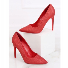 Știfturi cu sclipici roșii NF-58P Roșu roşu 1