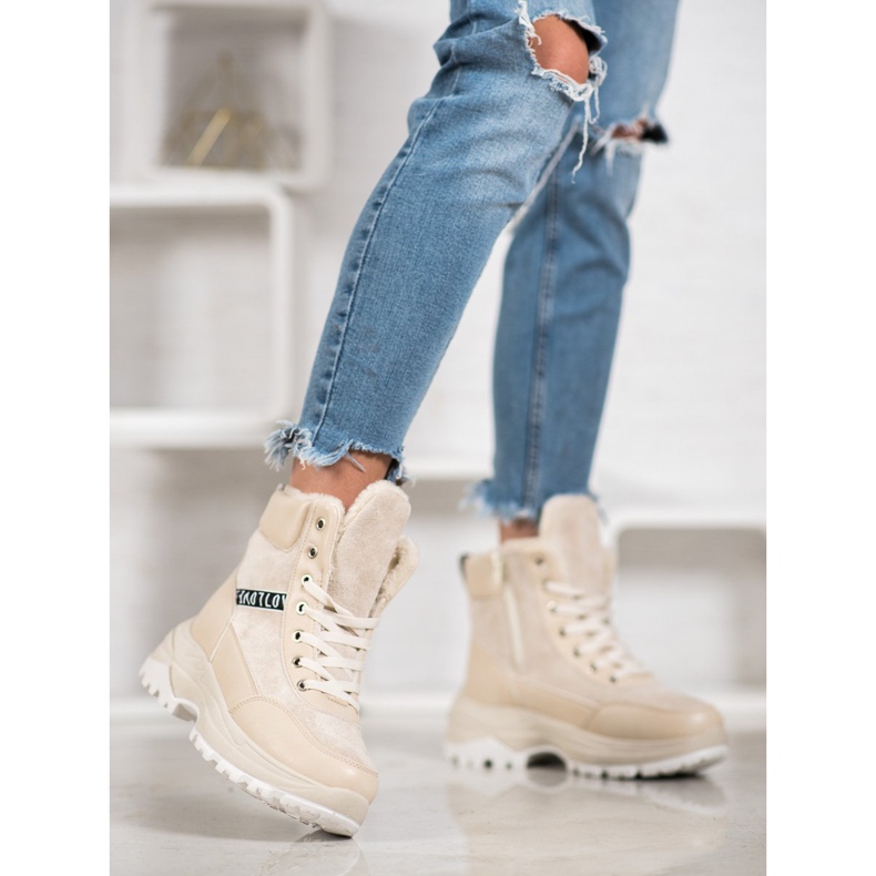 Bella Paris Adidași calzi maro 1