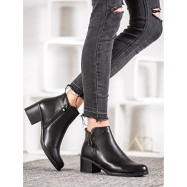 J. Star Cizme calde cu piele ecologică negru 2