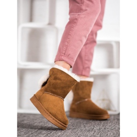 Bella Paris Cizme de zăpadă cu pompe maro 1