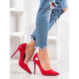 Small Swan Știfturi lăcuite roșu 1