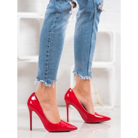 Small Swan Știfturi lăcuite roșu 2