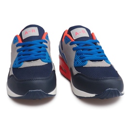 Adidași B308A-1 Gri albastru marin multicolor 3