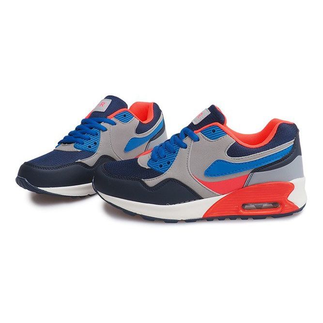 Adidași B308A-1 Gri albastru marin multicolor 1