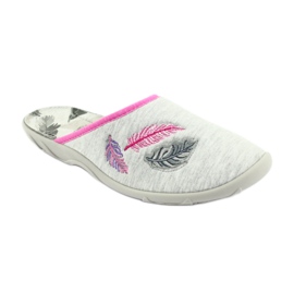 Pantofi pentru femei Befado colorate 235D164 gri roz 1