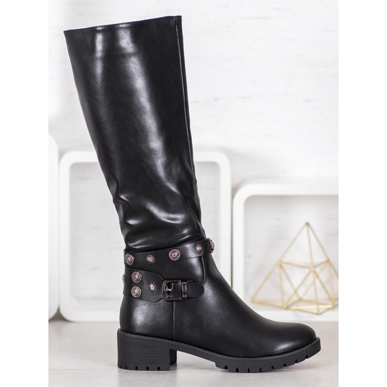 Gogo Jachete de echitatie cu jeturi negru 1