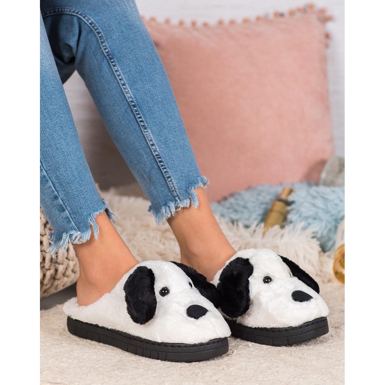 SHELOVET Papuci pentru câini alb 1