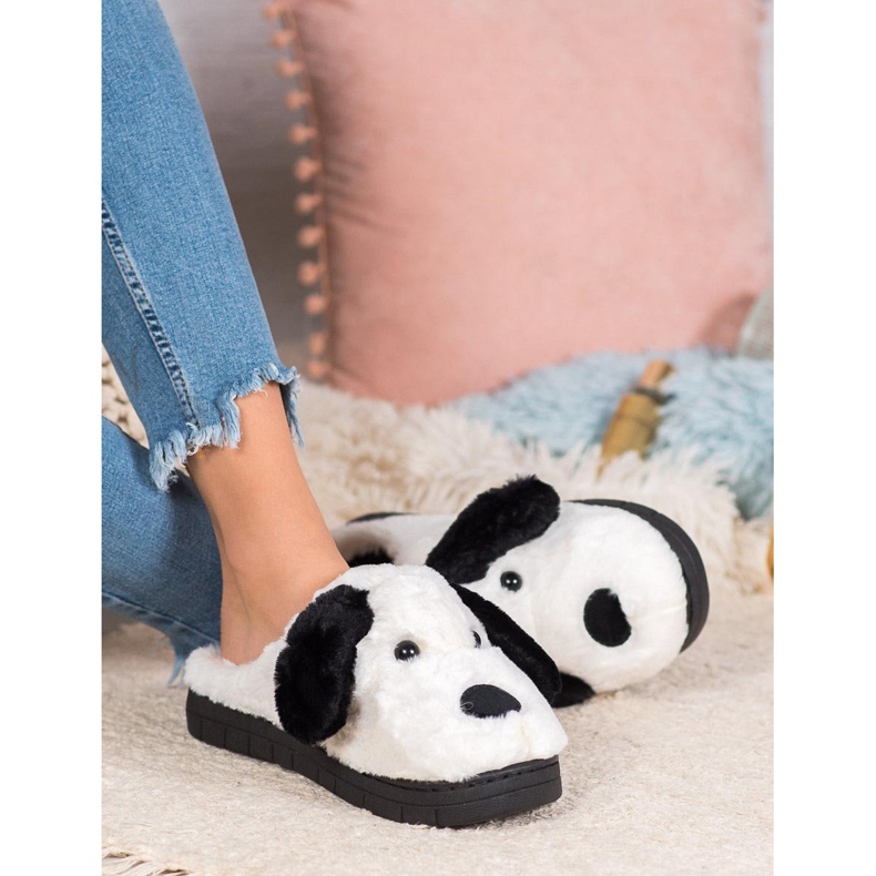 SHELOVET Papuci pentru câini alb 2