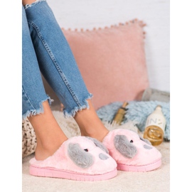 SHELOVET Papuci pentru câini roz 1