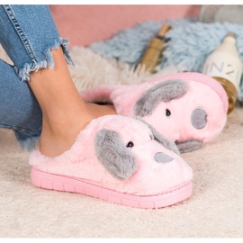 SHELOVET Papuci pentru câini roz 2