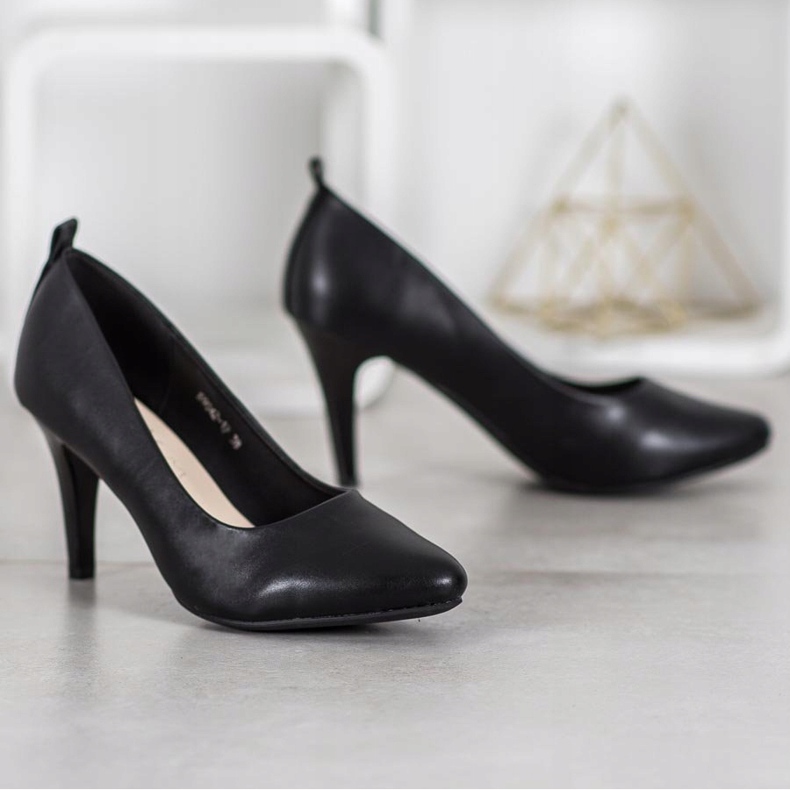 J. Star Pompe confortabile negru 1 J. Star Pompe confortabile negru 1