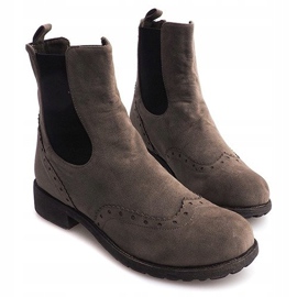 Cizme Chelsea clasice 318 Kaki 1