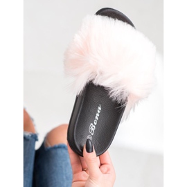 SHELOVET Papuci eleganți roz 1 SHELOVET Papuci eleganți roz 1