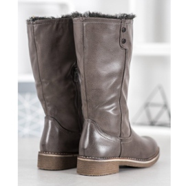 SDS Cizme cu coadă rulată gri 1