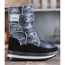 SHELOVET Ghete de zăpadă Moro gri 2 SHELOVET Ghete de zăpadă Moro gri 2