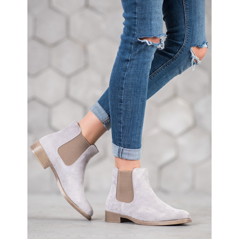 Sergio Leone Cizme Chelsea gri 1