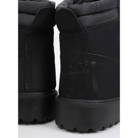 Cizme din lemn negru pentru femei W-3033 Tip negru II 1