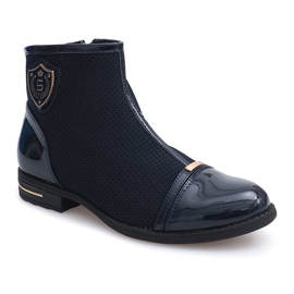 Cizme elegante, pantofi 1956 bleumarin albastru marin 1