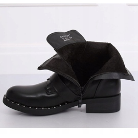 Cizme militare negre NC851 Negre negru 2 Cizme militare negre NC851 Negre negru 2