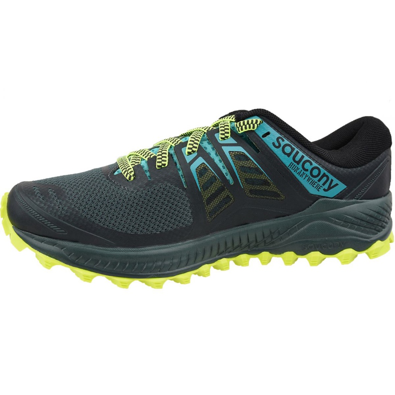 Pantofi Saucony Peregrine Iso M S20483-37 negru multicolor 1