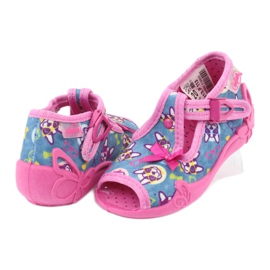 Pantofi pentru copii Befado roz 213P113 albastru multicolor 5