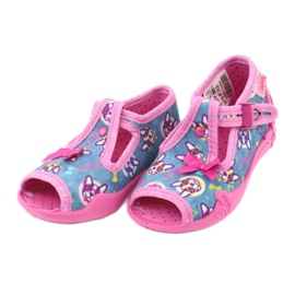 Pantofi pentru copii Befado roz 213P113 albastru 3