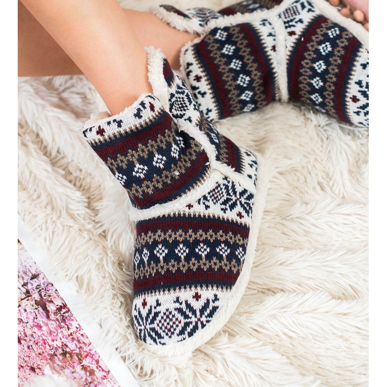 Papuci cald VINCEZA multicolor 2