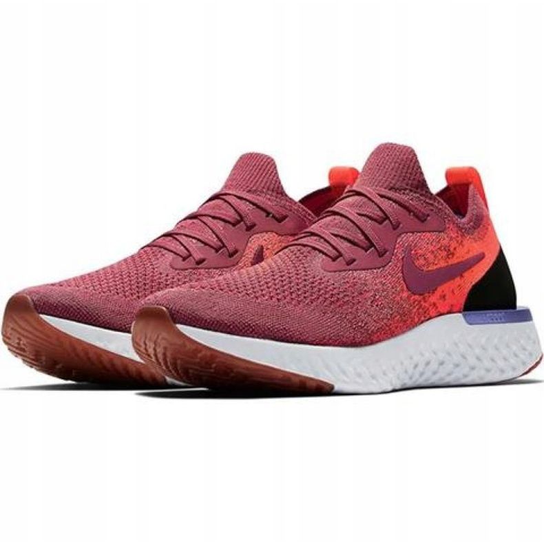 Pantofi de alergare Nike Epic React Flyknit W AQ0070 601 roșu 1