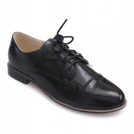 Încălțăminte cu dantelă pentru femei C760JE Negru 1