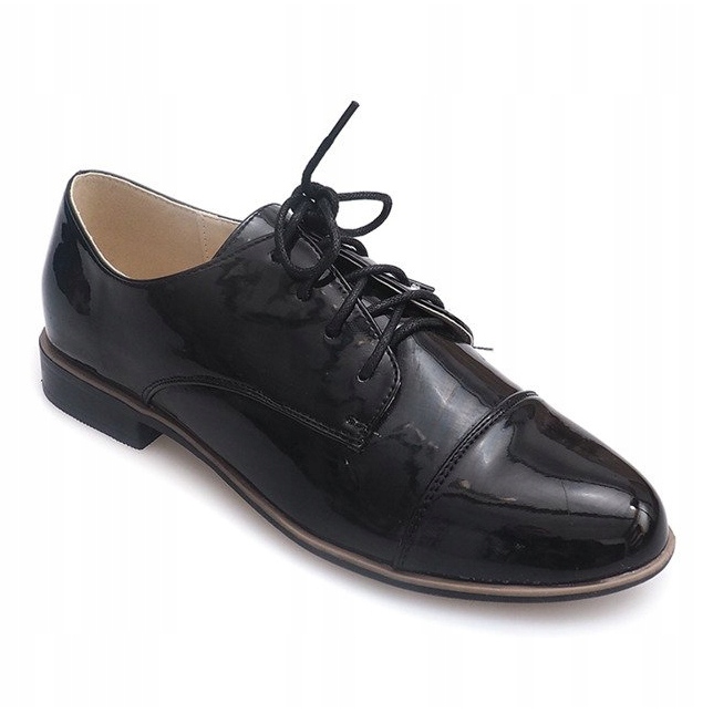 Încălțăminte cu dantelă pentru femei C760JE Negru 1