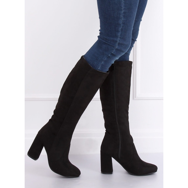 Tocuri înalte negre PE252P Negru 1