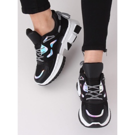 Adidași negri LA67P negru 1