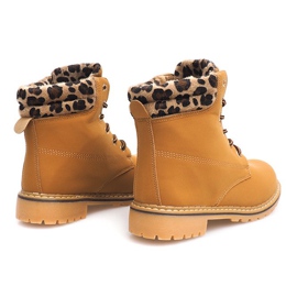 Trappers pentru cherestea de toamnă 1-16 YELL / LEO maro galben 1 Trappers pentru cherestea de toamnă 1-16 YELL / LEO maro galben 1