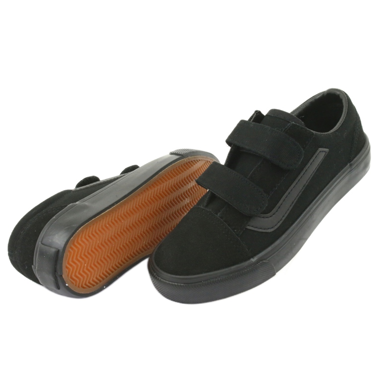 Adidași cu velcro AlaVans Atletico 18081 negru 4