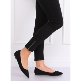 Balerini cu vârf negru A822 Negru 2