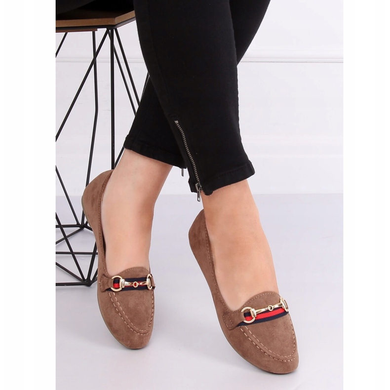 Mocasini dama bej B2027 Kaki 2